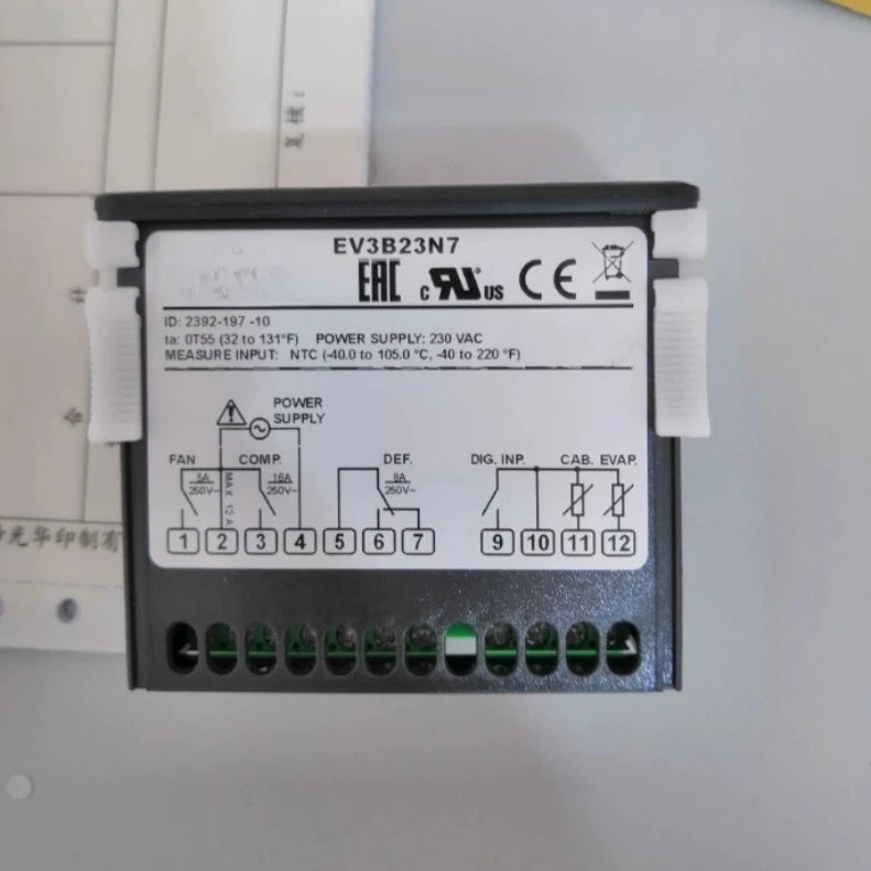 For EVCO Temperature Controller EV3B23N7=EVKB23N7