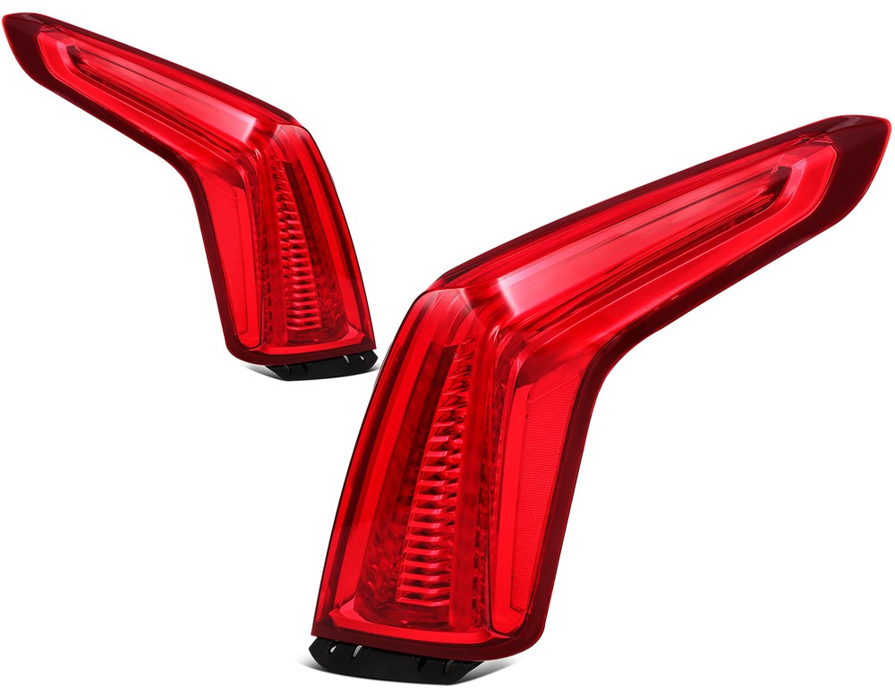 2017-2019 Cadillac XT5 Red Housing LH RH Taillights Assembly Pair