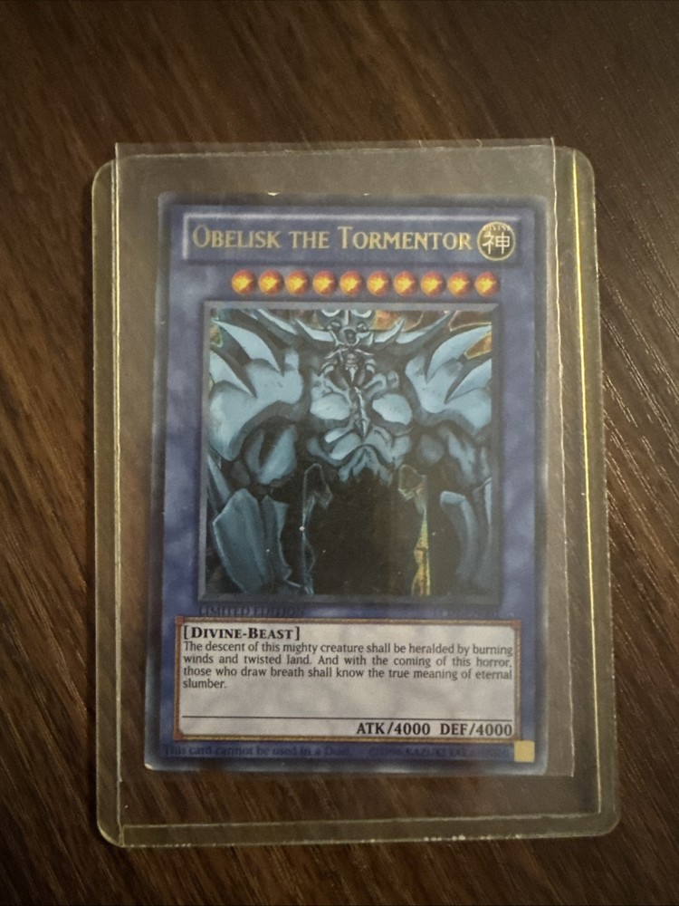 Obelisk the Tormentor (Quarter Century Secret Rare) LC01-EN001 Legendary...