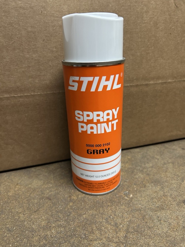 Stihl Genuine OEM White Gray Spray Paint 12oz 0000-000-2102