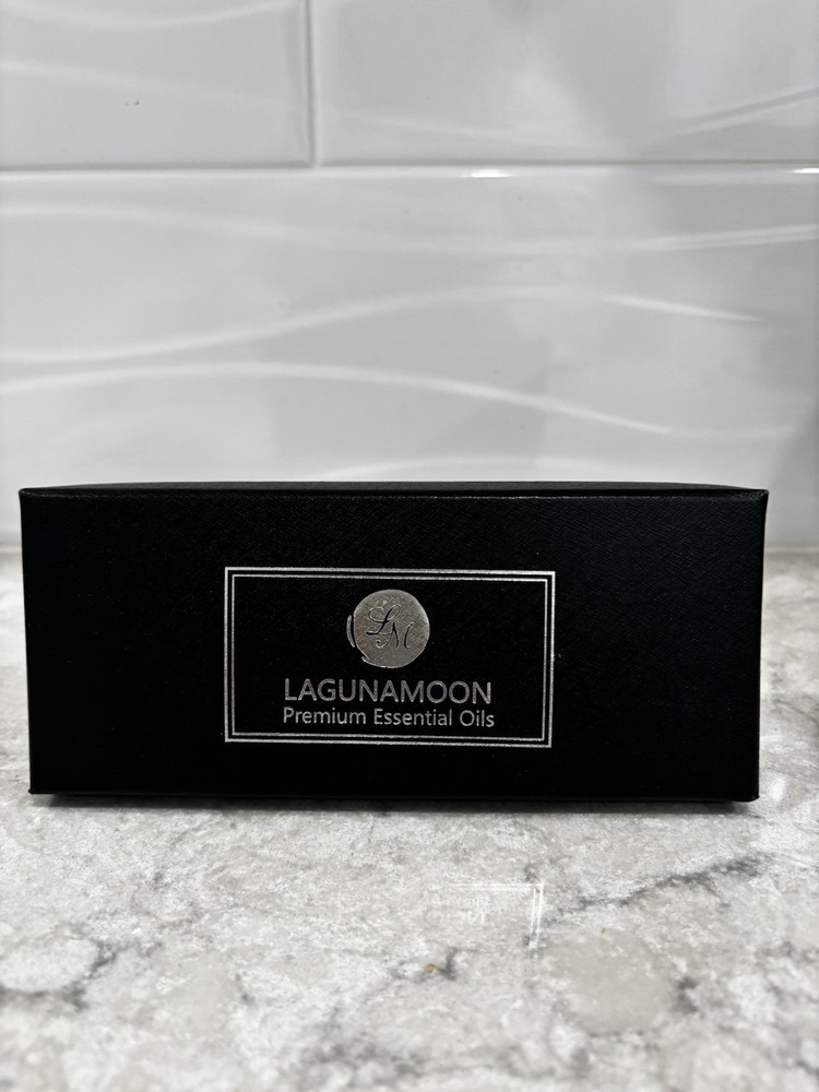 Lagunamoon Premium Essential Oils Gift Set in Black Box
