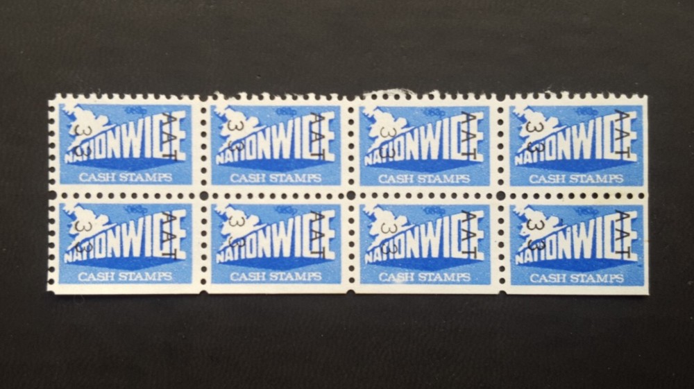 8x Vintage Nationwide Cash Voucher 83p Saving Stamp (Un-used)-image