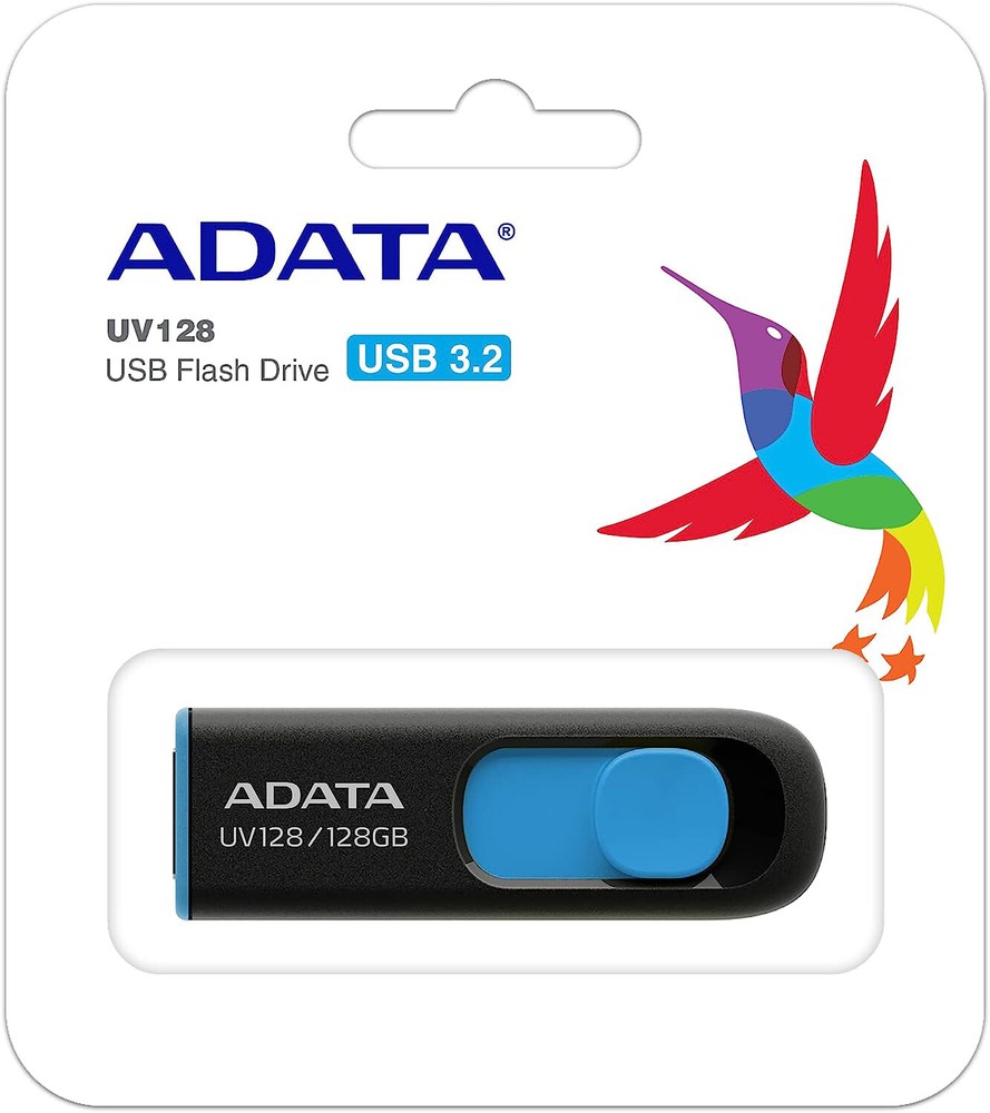 ADATA UV128 128GB USB 3.2 Gen1 Flash Drive High-Speed Thumb Stick