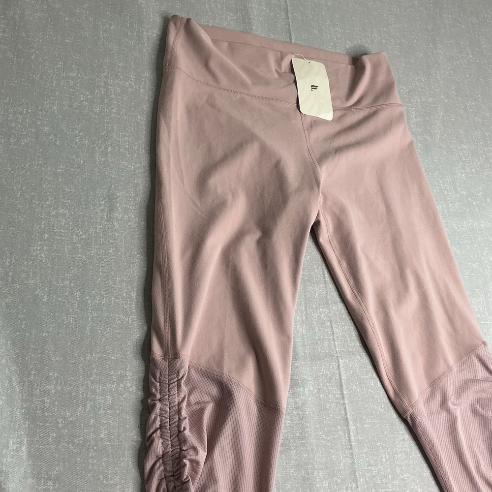 Fabletics Leggings Womens Cashel Foldover Powerform Size XL Pink NWT