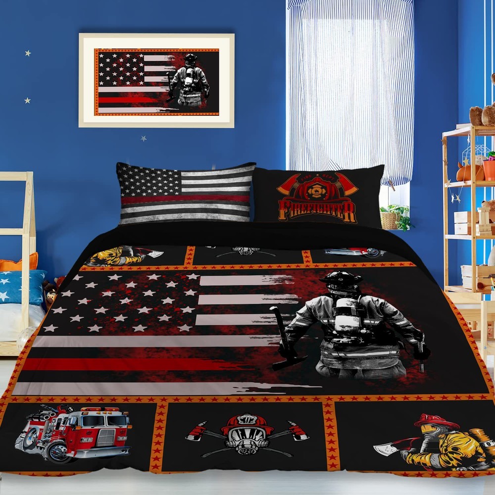 Defender Of The United States Duvet Quilt Cover Full Queen Bedding Pillowcase
