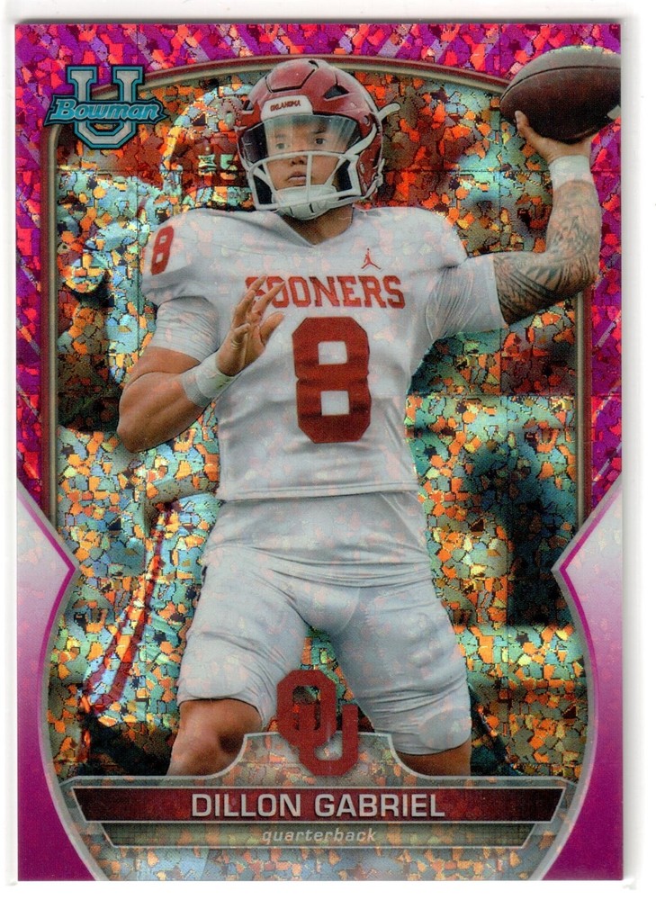 2022 Bowman U Chrome Dillon Gabriel Fuchsia Mini Diamond Refractor #5/150