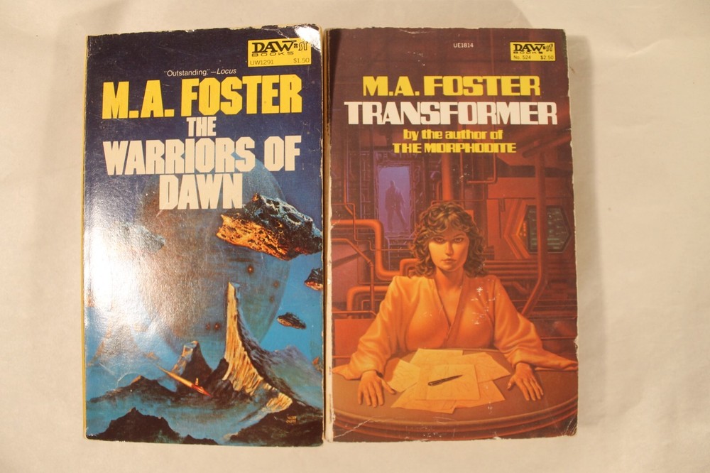 Transformer & The Warriors of Dawn by MA Foster (2 Vintage Books)