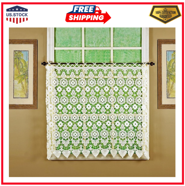 Medallion Macram Tier 36?Ecru35W X 3