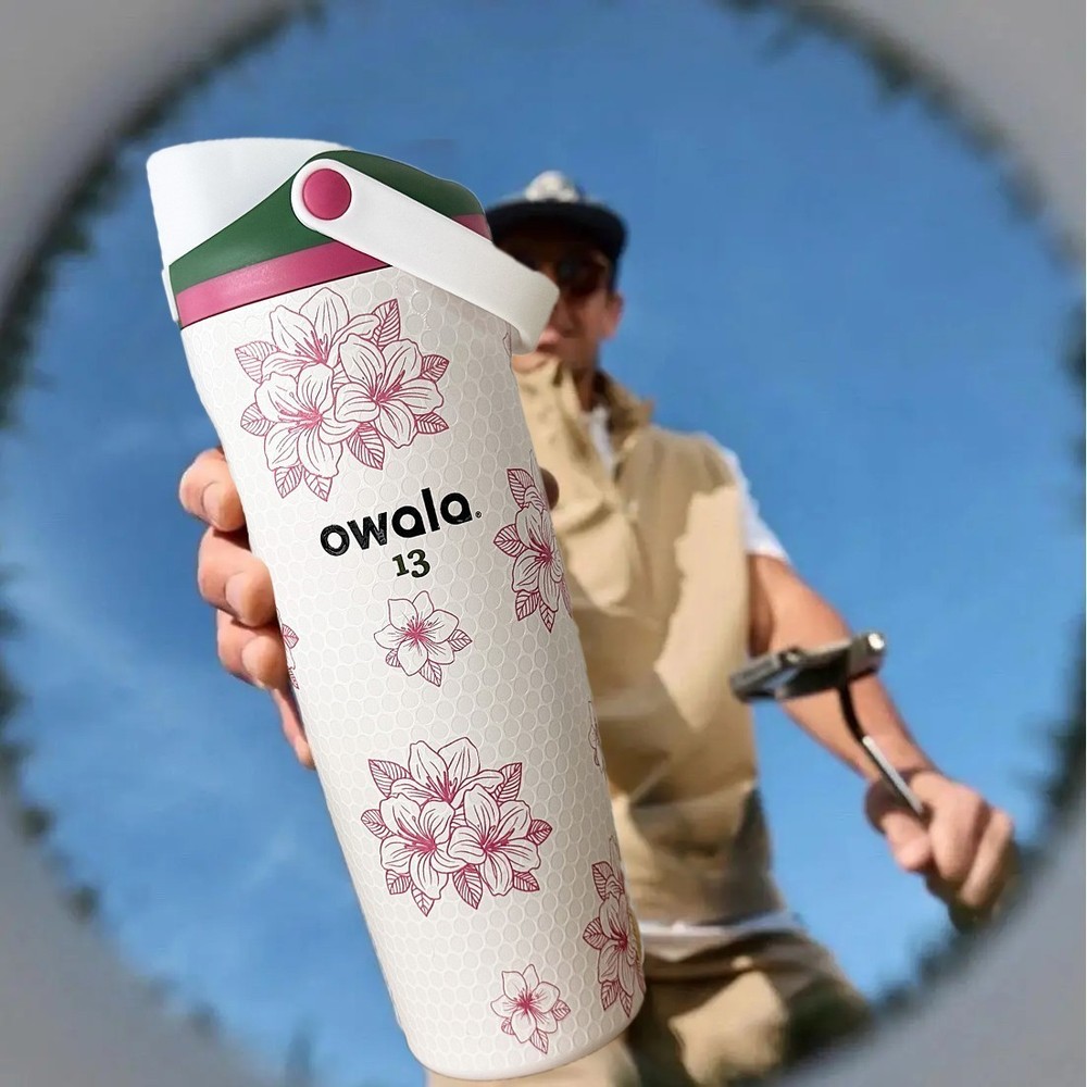 30OZ Owala zalea 13 Masters Golf Freesip Vacuum Insulated Cup Sport Water Bottle