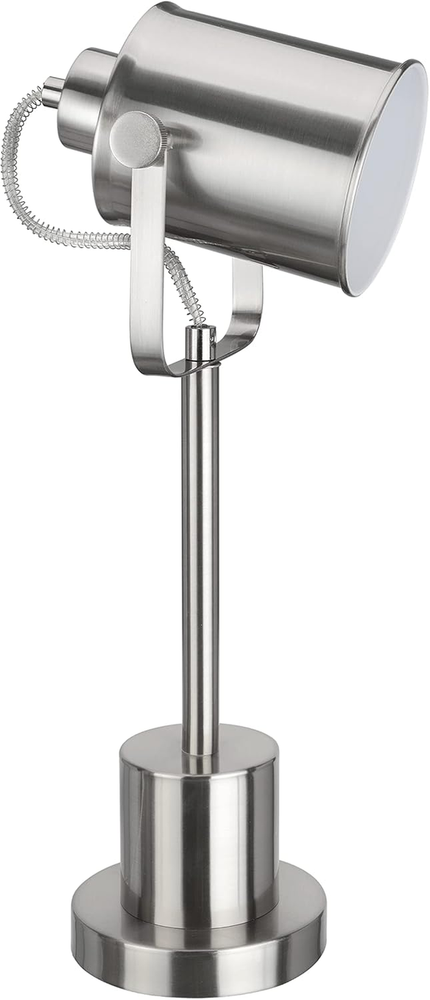 Satin Nickel Table Lamp 18-1/8