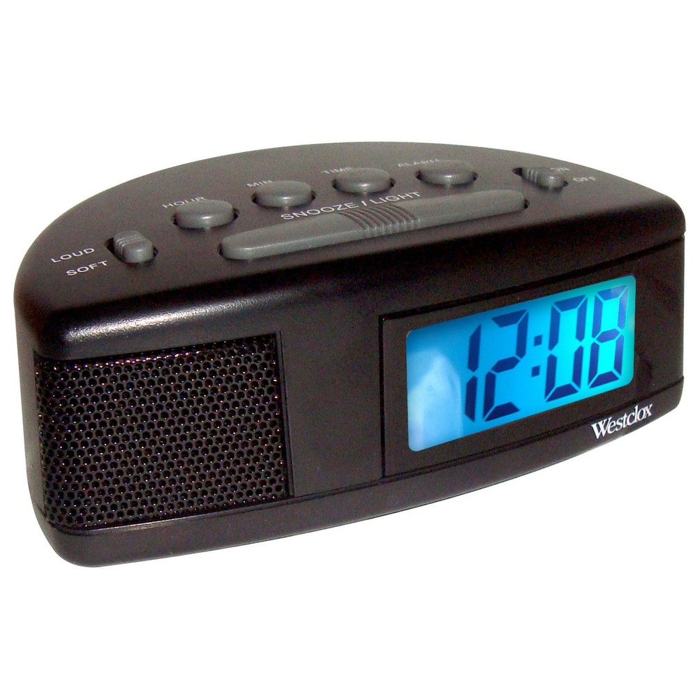 Extra Loud Alarm Clock for Heavy Sleepers with Adjustable LCD Display