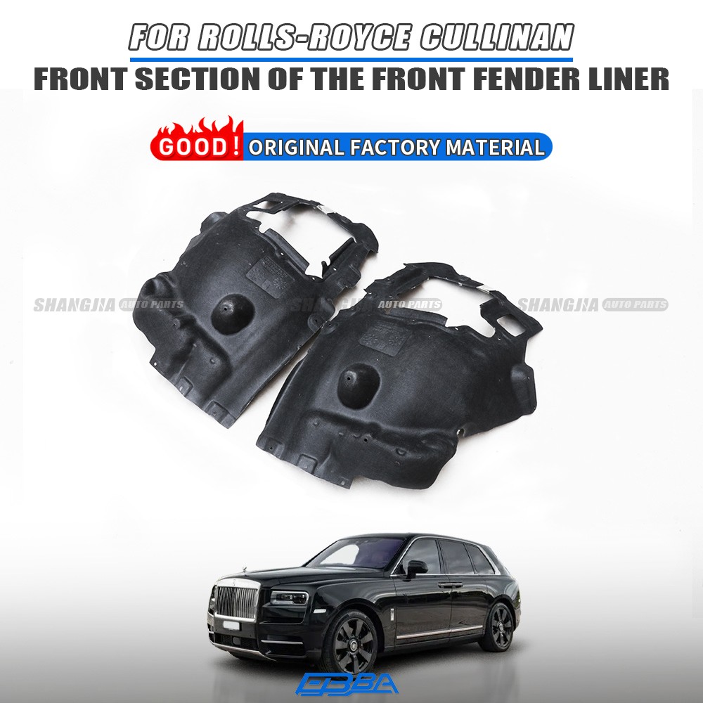 2X Left Right Wheel Arch-Front fender Front Section innrt lining For Rolls Royce