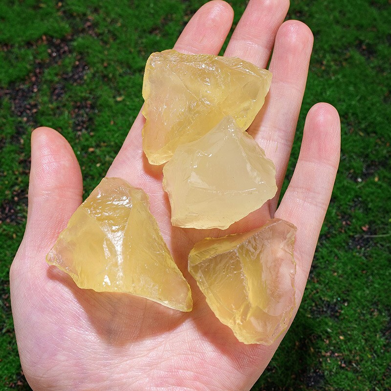 Unique Raw Citrine Crystal Stone for Natural Protection Healing and Gifts