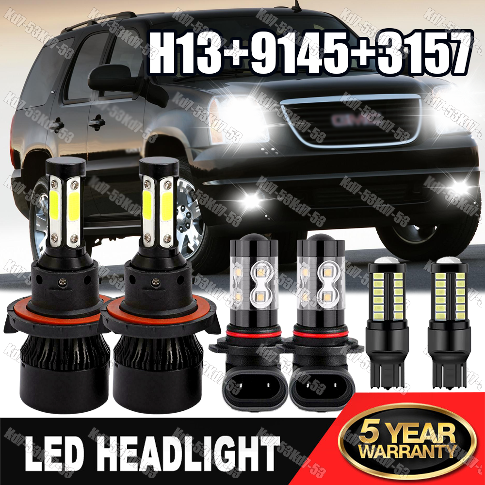 For Ford F250 F350 F450 F550 Super Duty 2005-2018 LED Headlight Fog Turn Bulbs