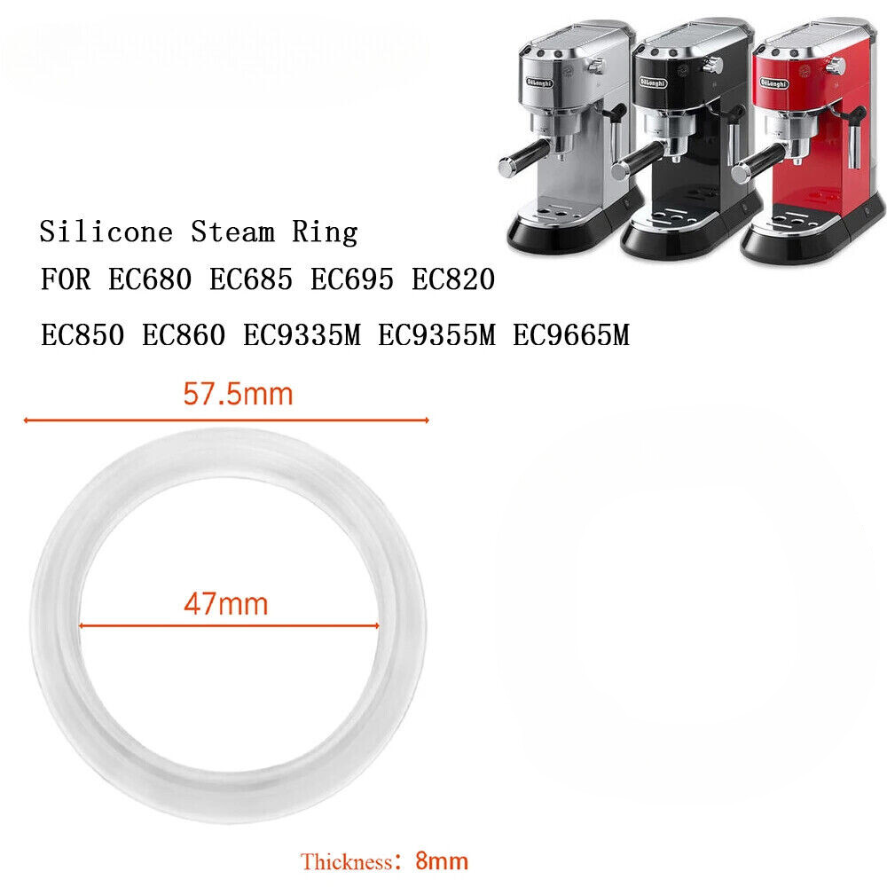 Silicone Steam Ring Gasket Seal Part For Delonghi Espresso Machine Ec680 Ec685