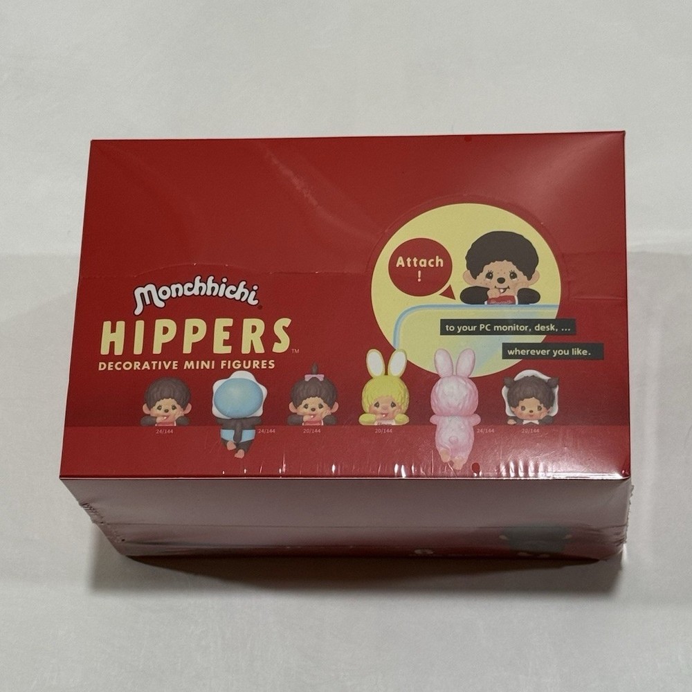 Monchhichi HIPPERS decorative mini figures SEALED 12 Box Set