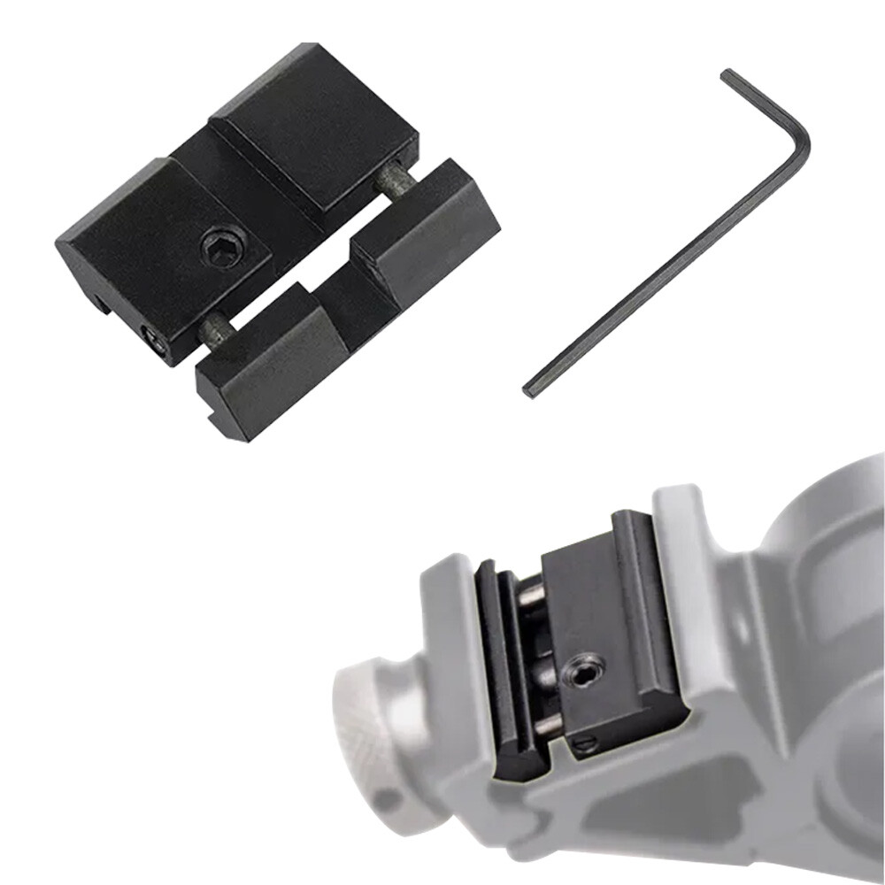 11mm Dovetail to 20mm Snap In Scope Adapter Mount Base Weaver Picatinny Rail