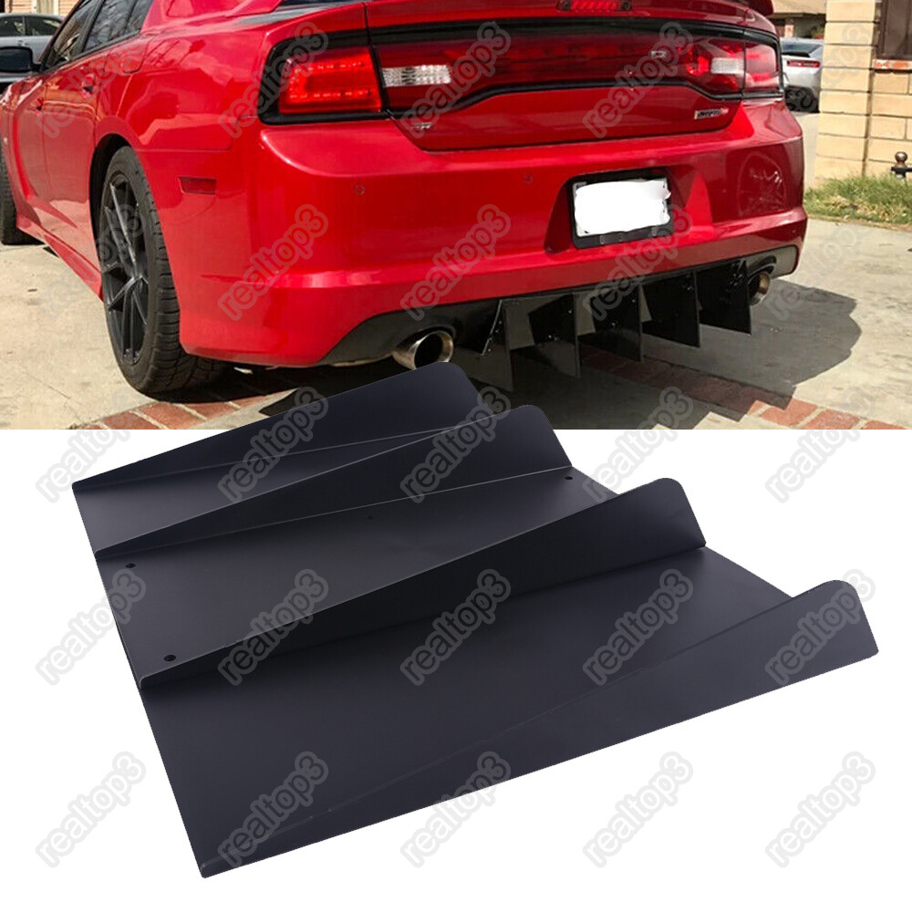 22x20 Rear Bumper Diffuser with 4 Fins for Dodge Challenger SRT SXT RT
