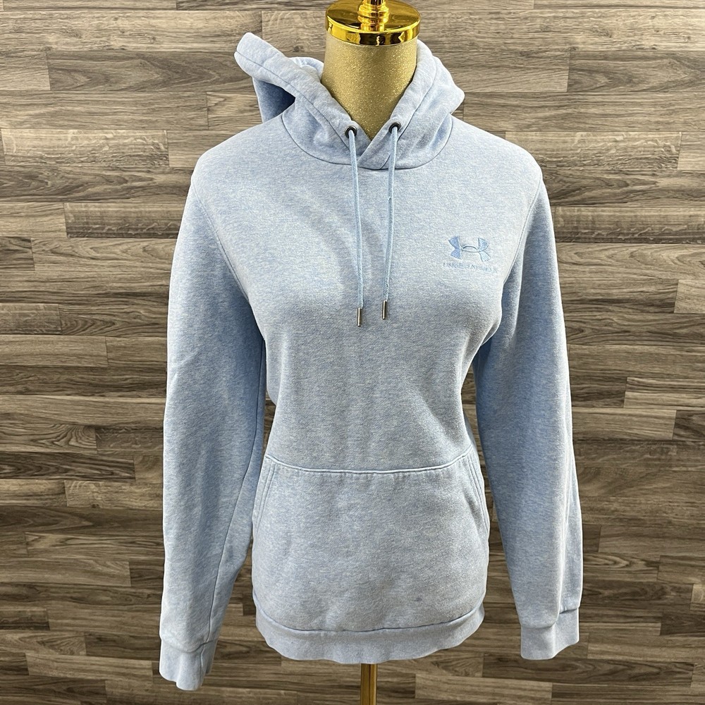 Under Armour Hoodie Womens Large Blue Storm ColdGear Hooded Sweatshirt