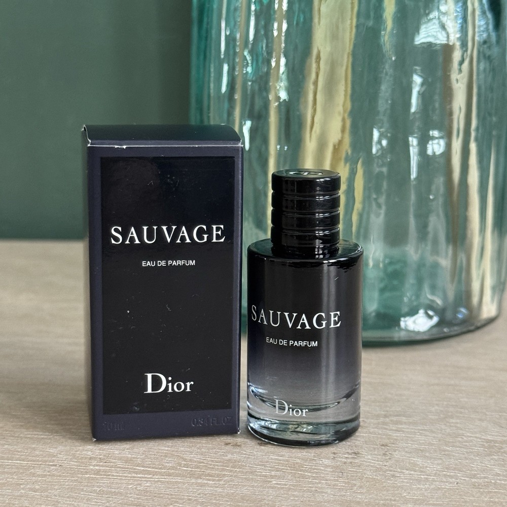 DIOR Sauvage EAU DE PARFUM EDP Splash 0.34 oz 10ml NEW BOX Travel MINI SIZE