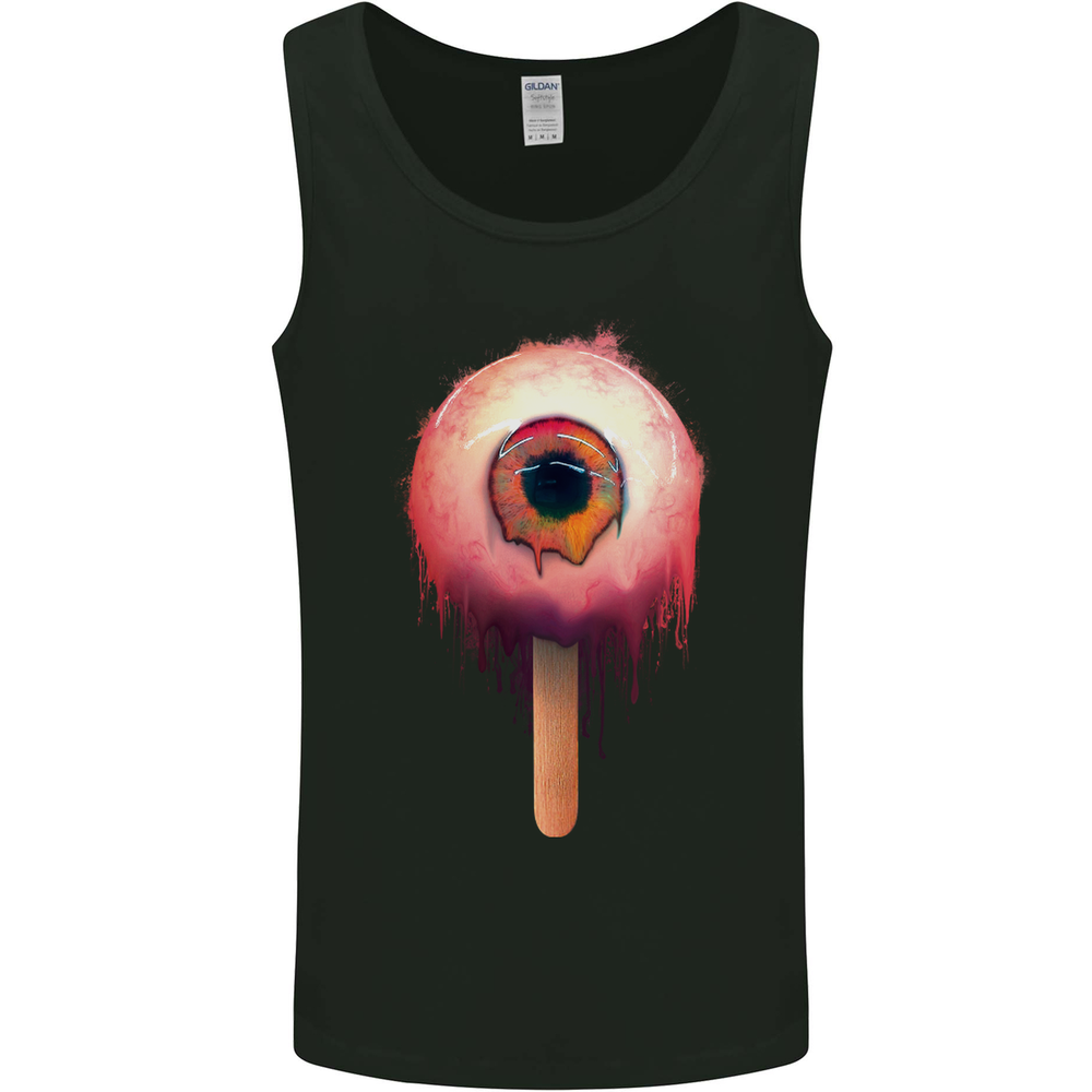 Eyesicle Horror Hangover Eye Gothic Demon Mens Vest Tank Top