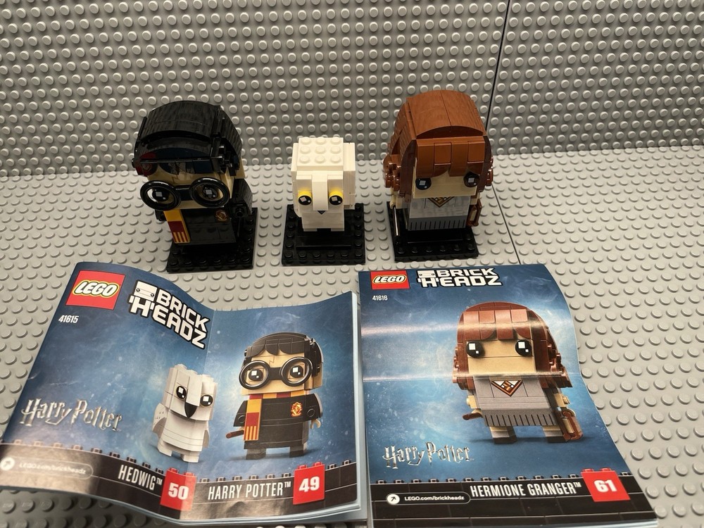 LEGO BrickHeadz Harry Potter & Hedwig with Hermione Granger set bundle