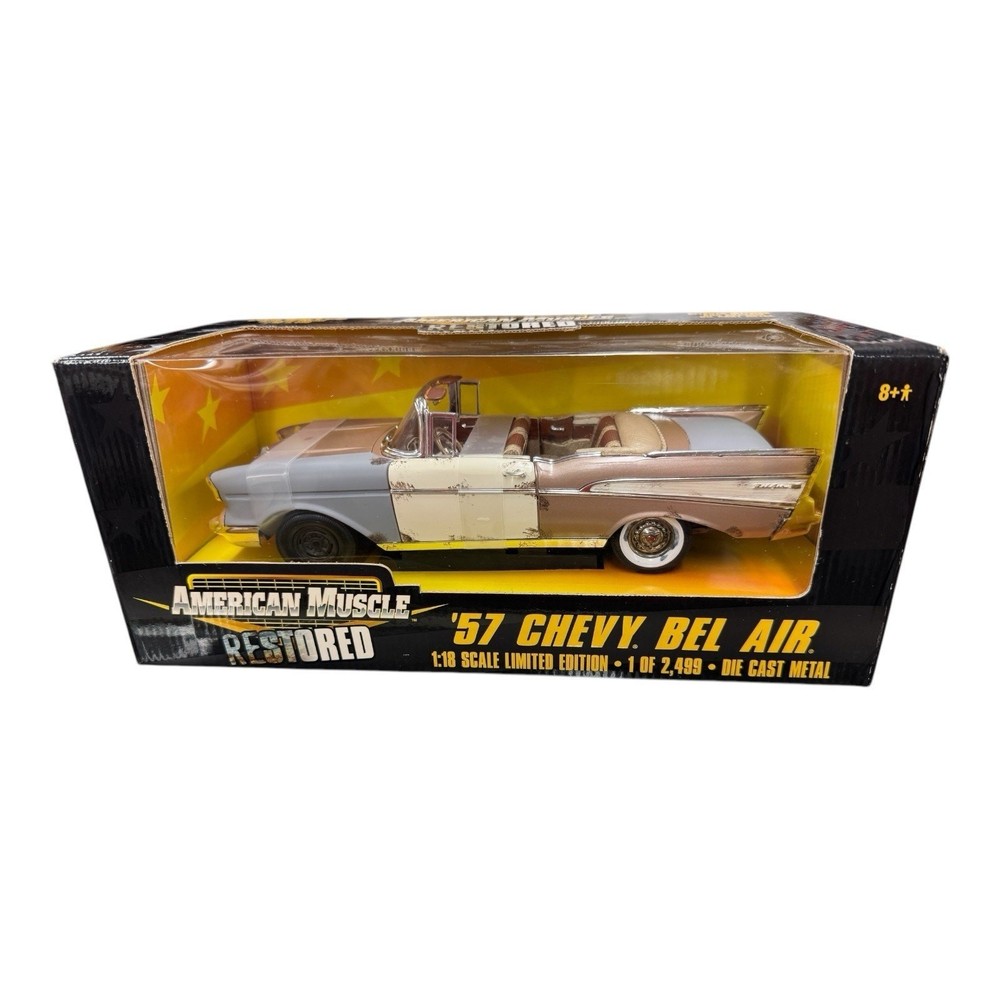 American Muscle Restored 1:18 '57 Chevy Bel Air Diecast Car