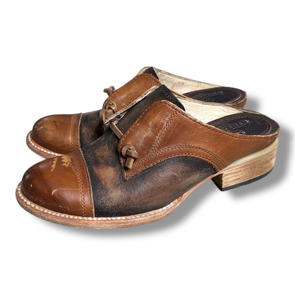 Steven Malena Freebird Mule Clogs Women Size 6 Leather Slip-On Shoes  