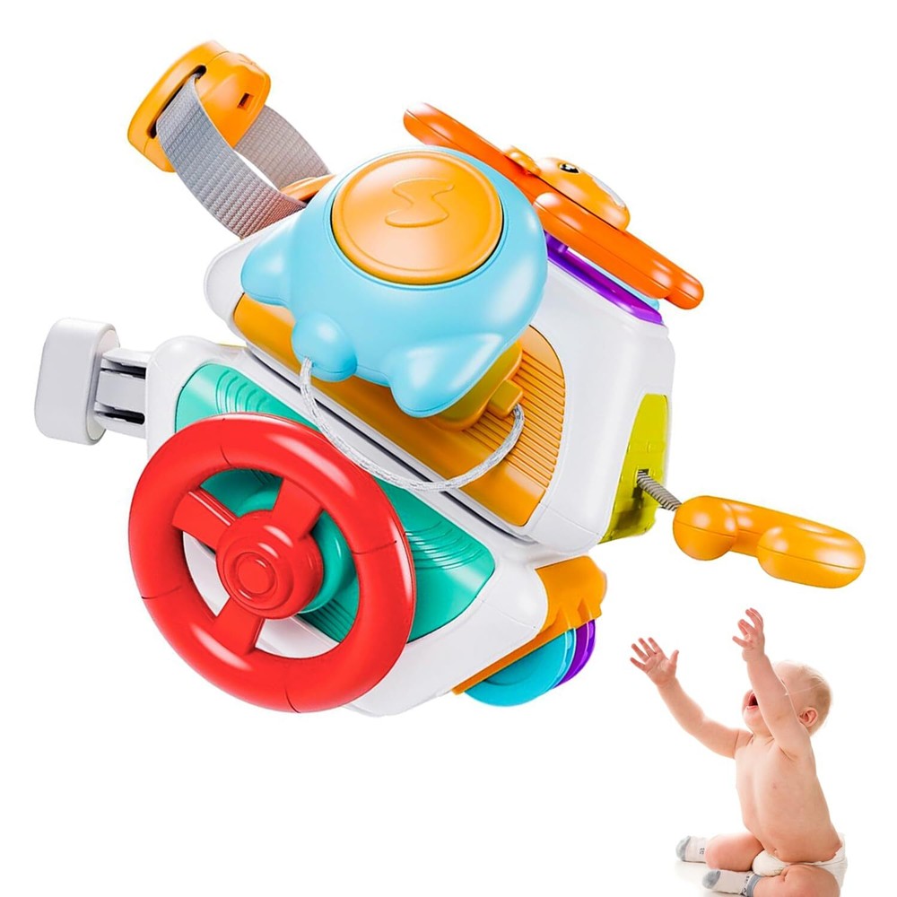 JRUXJWI Montessori Toys for Baby 18-24 Months Busy Cube Sensory Toddler Toys ...