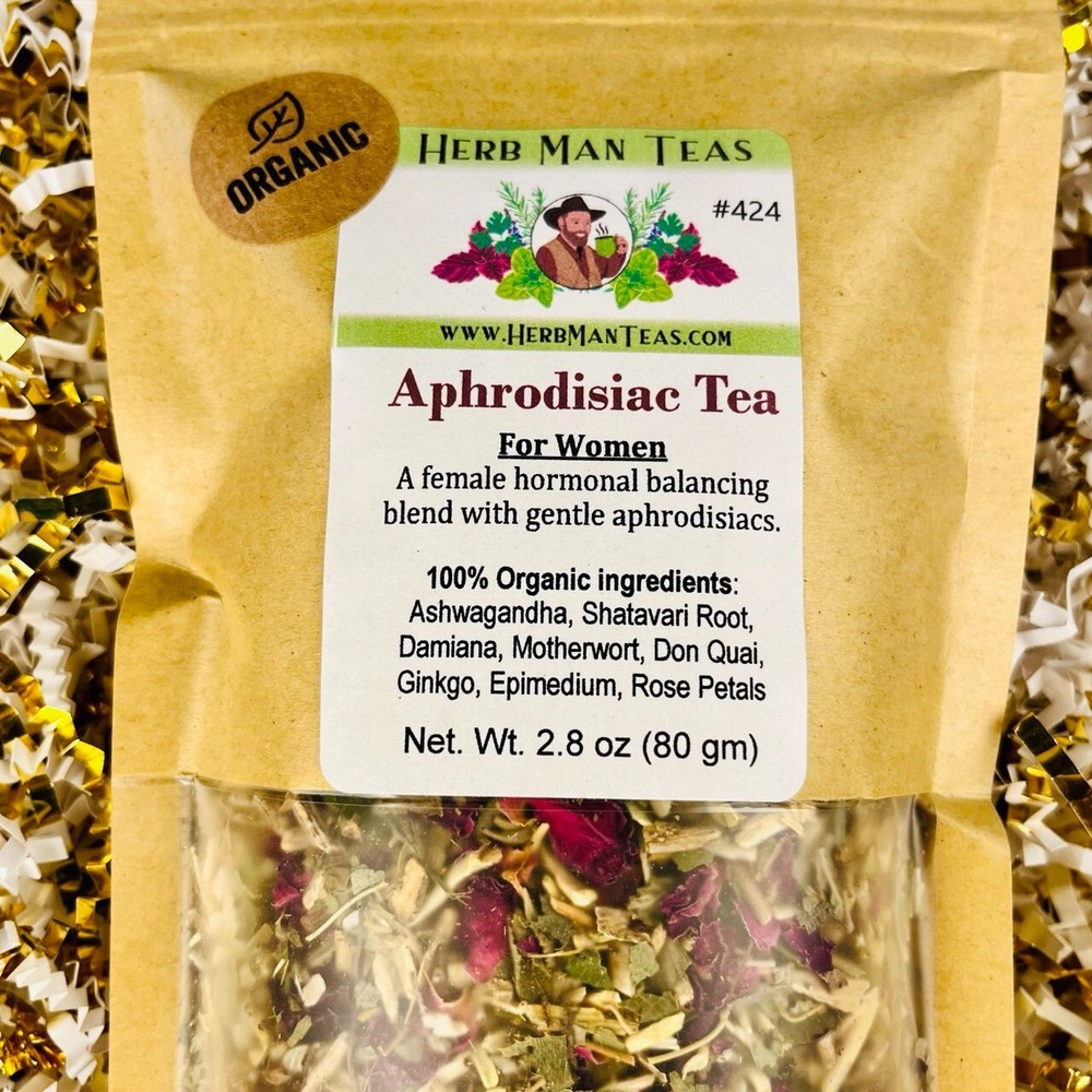 LIBIDO TEA for women -hormonal balancing with gentle Aphrodisiacs for women