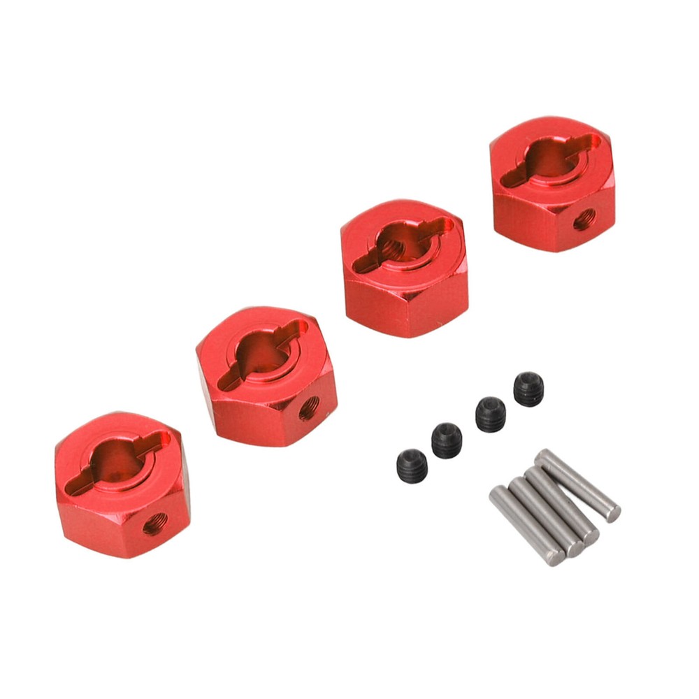 4pcs RC Wheel Hex Hub Adaptor Professional Aluminum Alloy 12mm Wheel Hex Hubs