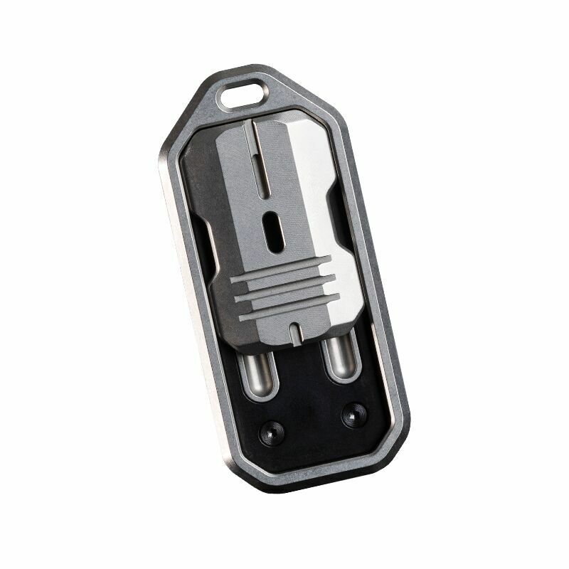 Metal Sound Waves Click Press Coin Push Card Hand Fidget Decompression Adult Toy