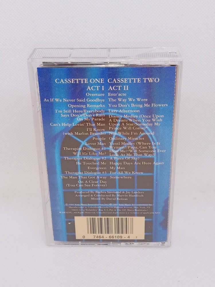 The Concert Act 2 by Barbra Streisand (Cassette Tape, Columbia Records, 1994)