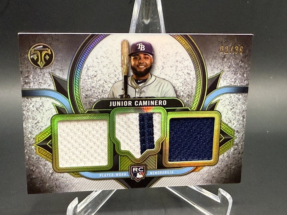 2024 Topps Triple Threads Junior Caminero Rookie Team Relics /36