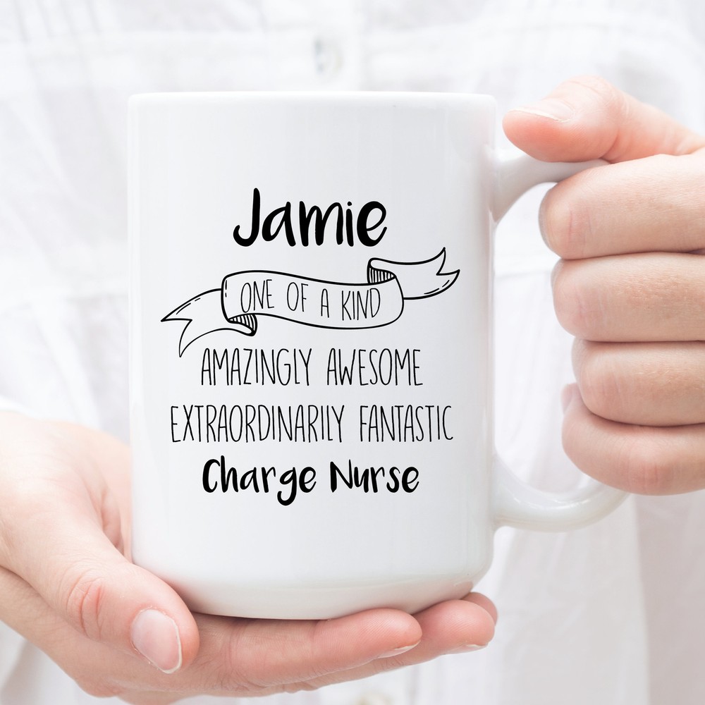 Personalized Coffee Mug For Charge Nurse Custom Gifts For Charge Nurse Perfect