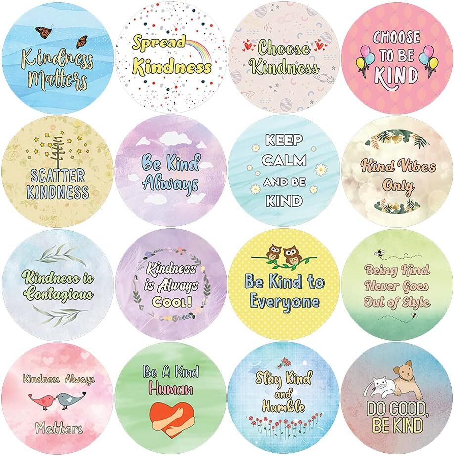 Kindness Matters Stickers (10 Sets X 16 Designs)