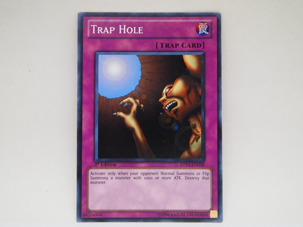 Yu-Gi-Oh! Trap Hole 5DS3-EN030 1st Edition LP Yugioh Card
