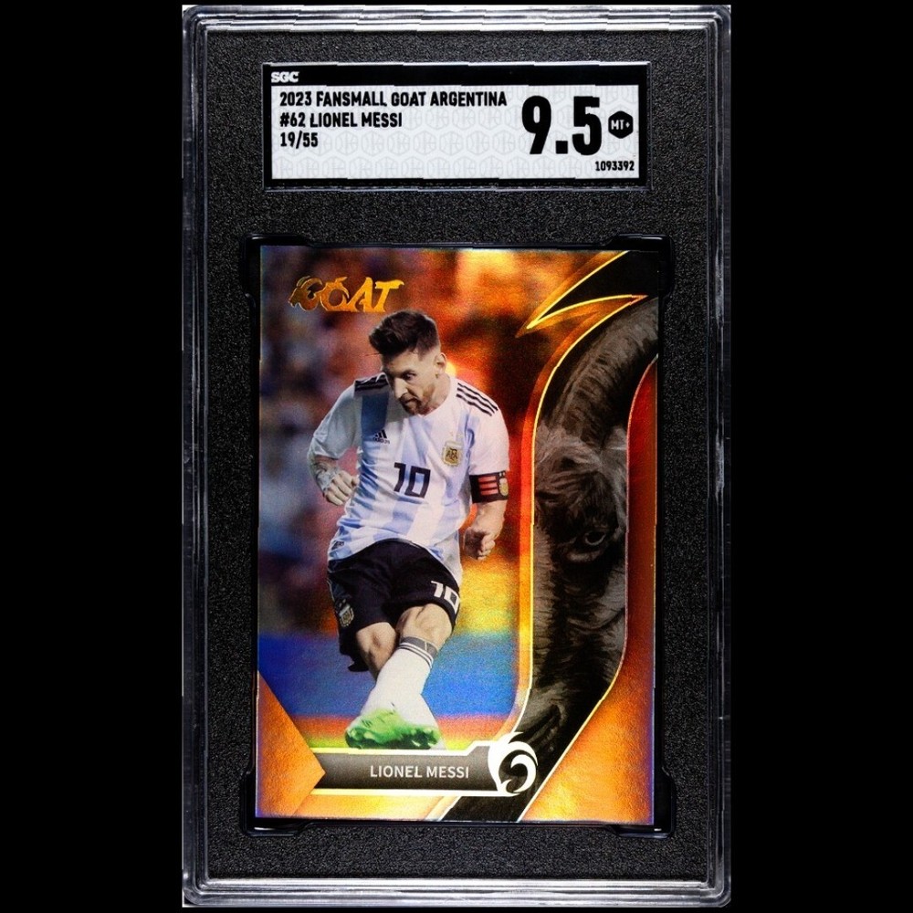SGC 9.5 2022-23 Fansmall Licenced Argentina Lionel Messi /55 SP GOAT #62 POP 1🐐