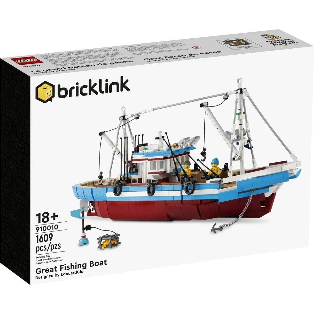 LEGO BrickLink Great Fishing Boat 910010 New Sealed Nautical Set