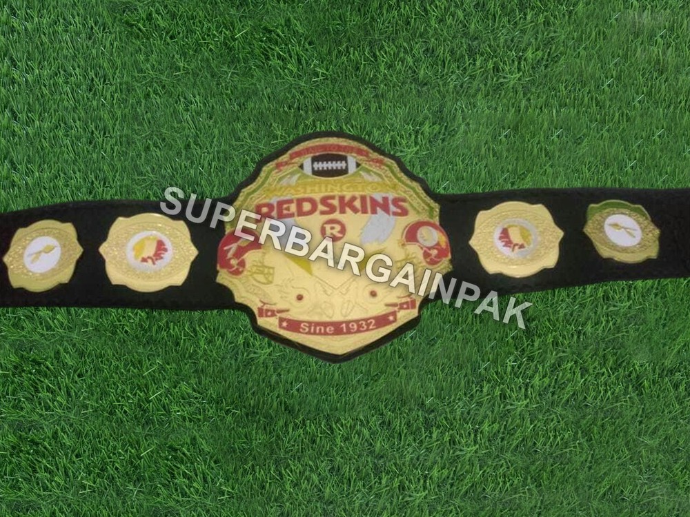 New Redskins Championship Wrestling Brass 2mm Belt