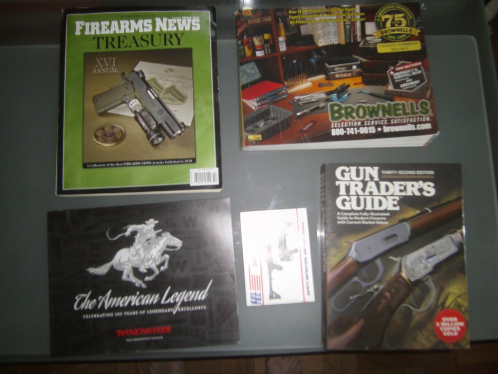 Rare Gun Catalogs Collectible Traders Brownells Firearms Winchester Kel Tec 2000