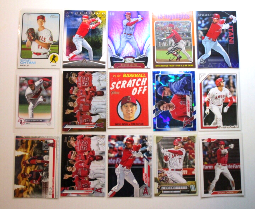 2019-2022 ⚾ Shohei Ohtani ⚾ Los Angeles Angels ⚾ Collection Lot 20+ Cards