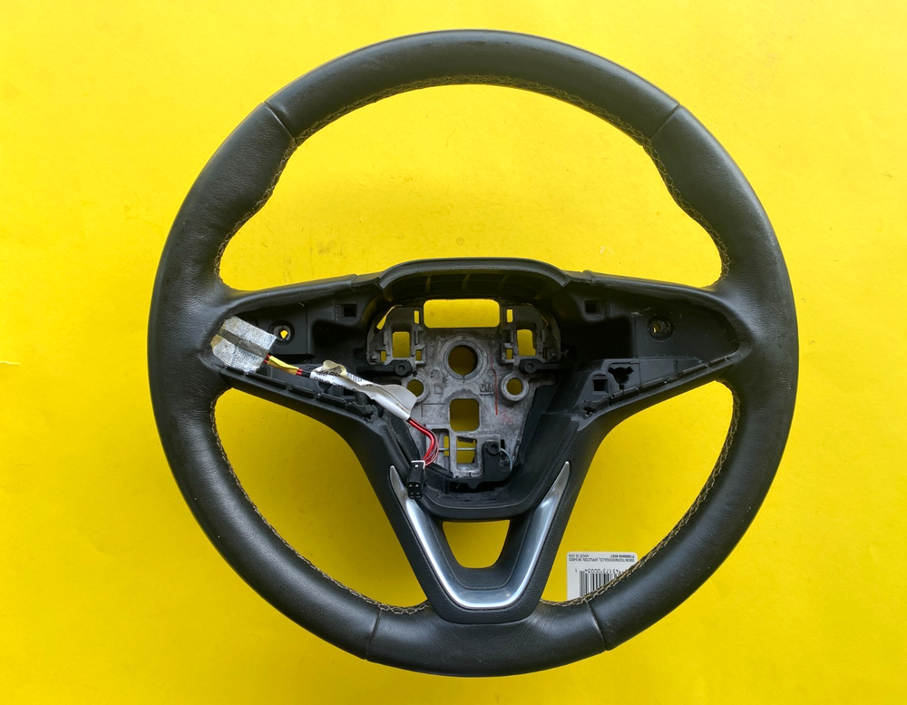 2018-2020 BUICK REGAL SPORTBACK STEERING WHEEL BLACK WRAPPED OEM 84488236