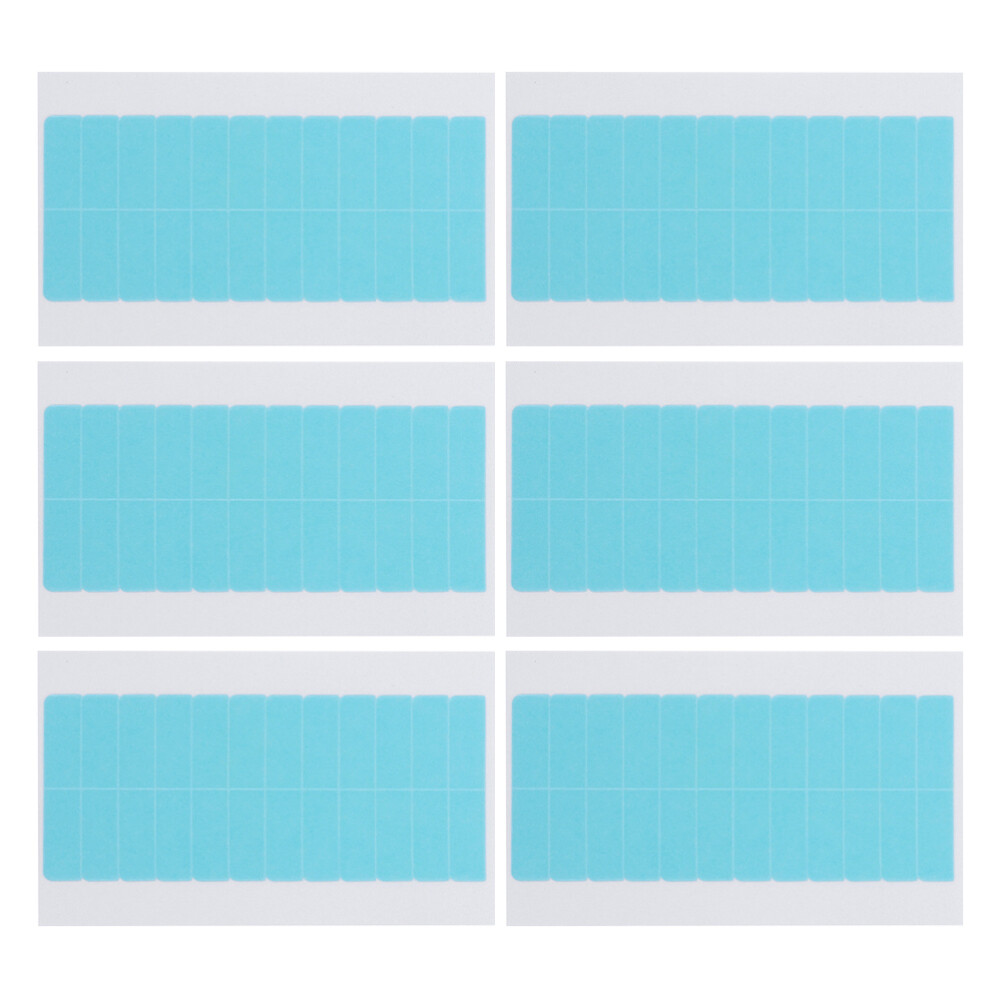 6 Sheets Wig Sticker Tape Toupees Hair Pieces Tape Hair Piece Tape