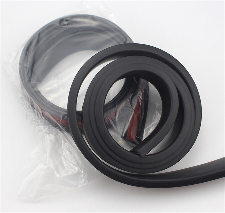 2Pc 150 cm Car Fender Flares Protector Wheel Eyebrow Moulding Strip Stick Rubber