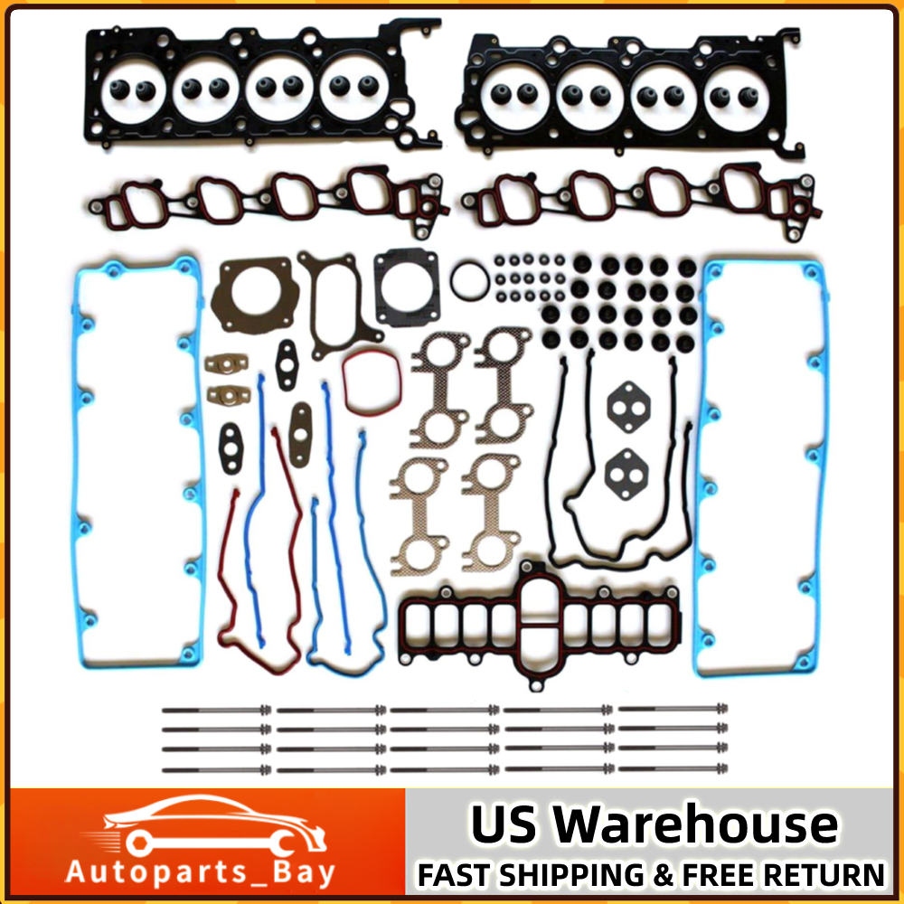 Head Gasket Set & Bolts Fits Ford F150 Crown Victoria Lincoln Town Car 4.6L SOHC