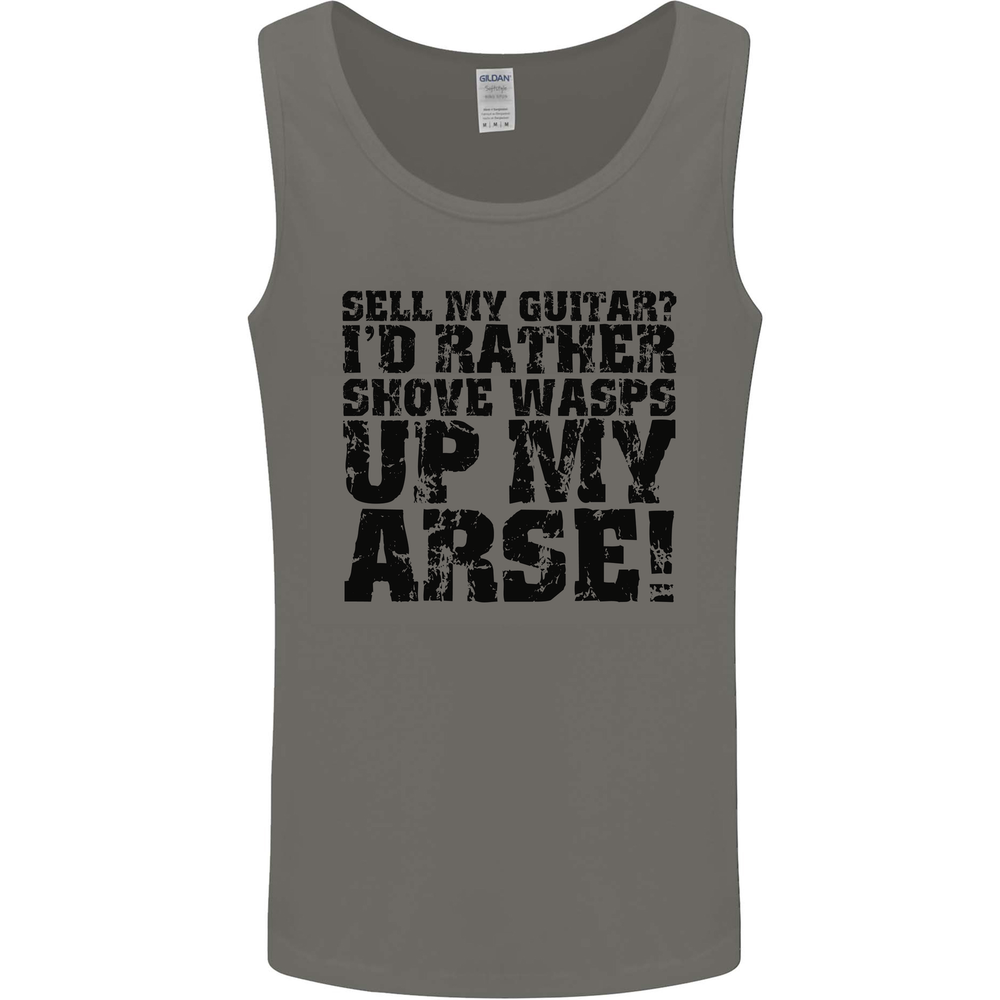 Sell my Guitar Guitarist Acoustic Funny Mens Vest Tank Top