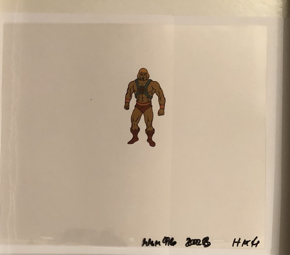 He-Man original vintage Filmation production Cel: He-Man