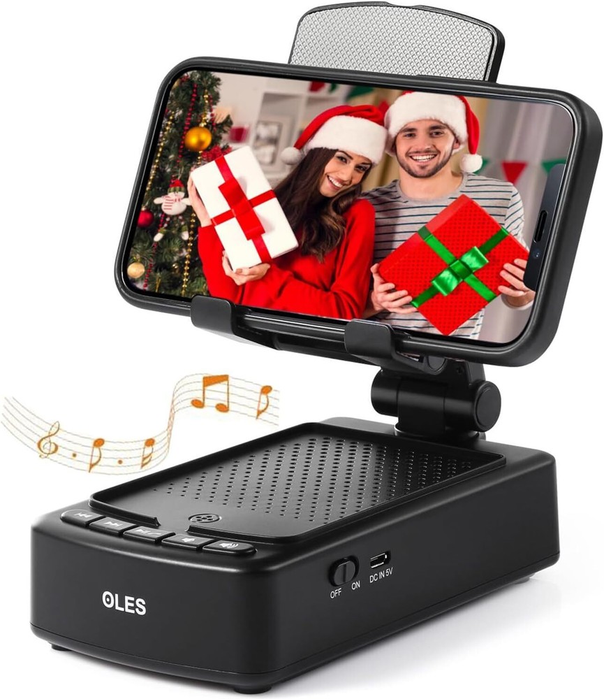 Gifts for Men, OLES Mobile Phone Stand with Bluetooth for Him Dad Women Who Want