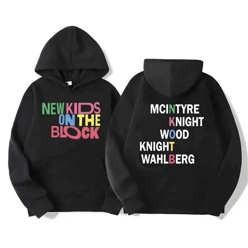 New Kids on The Block NKOTB Rock Concert 2024 two sided hoodie US size